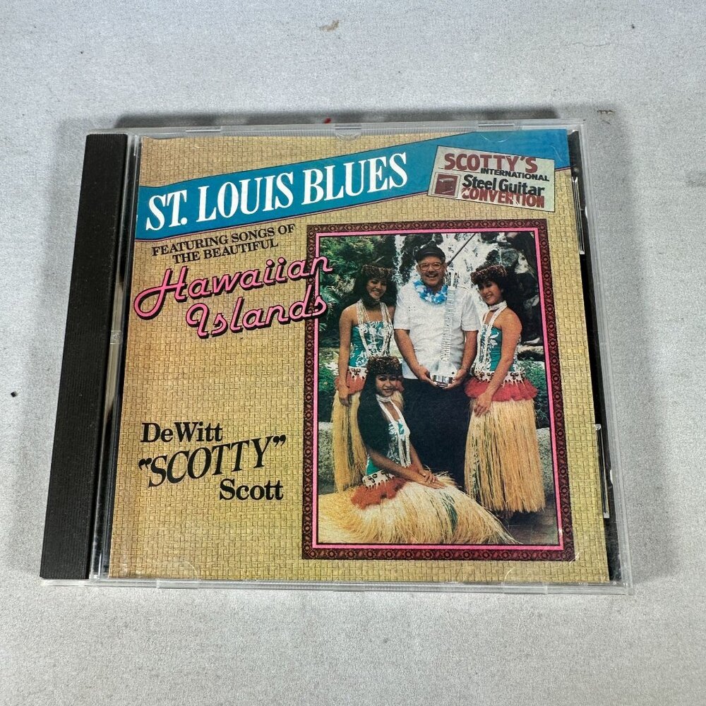 DeWitt Scotty Scott St. Louis Blues Hawaiian Islands CD Step One Records 1989